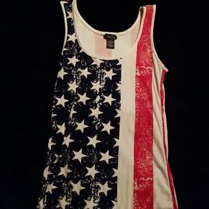Red white & blue tank